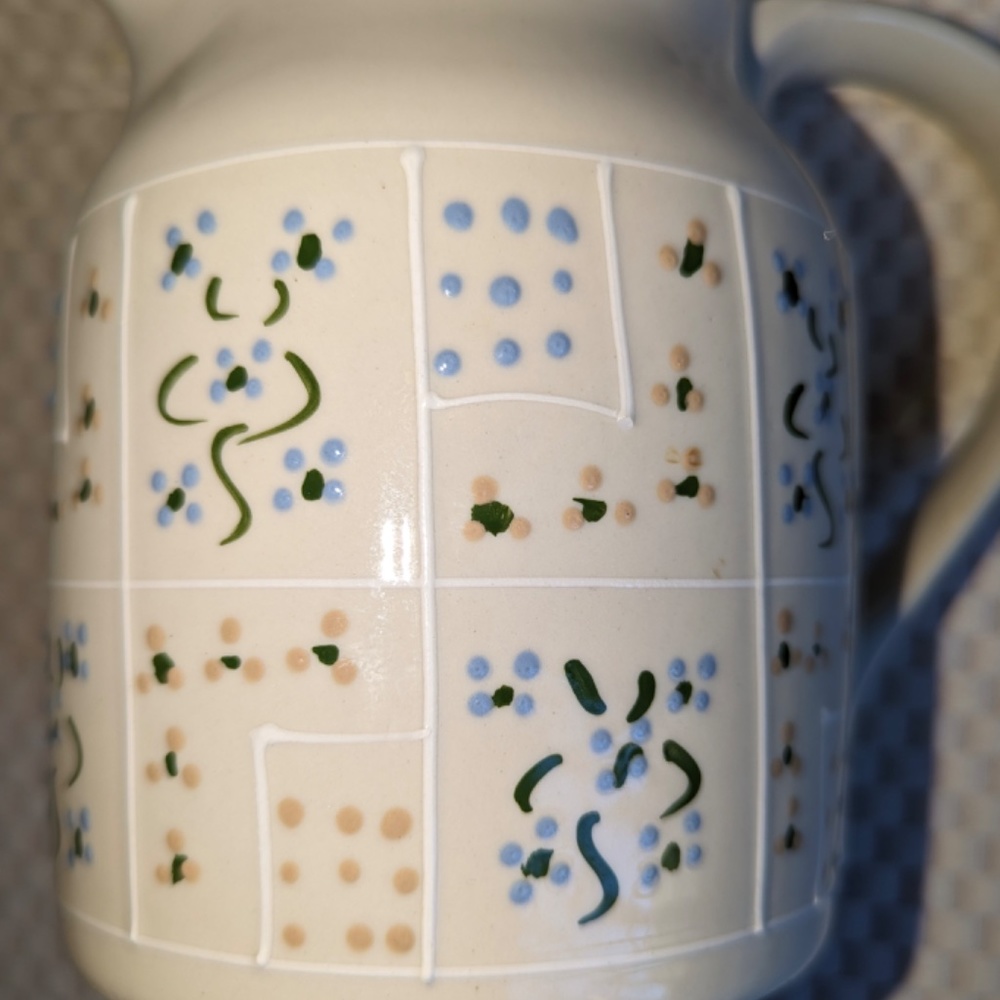 Ceramic Hand Painted Pitcher - Picture 9 of 9